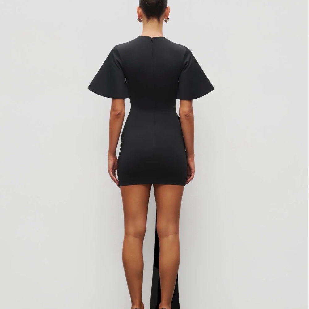 Heiress- THE DRAPED T-SHIRT MINI DRESS - Picture 3 of 5
